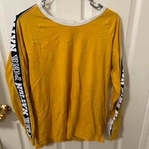 PINK Gold and Black set (Size: M Bra :L)